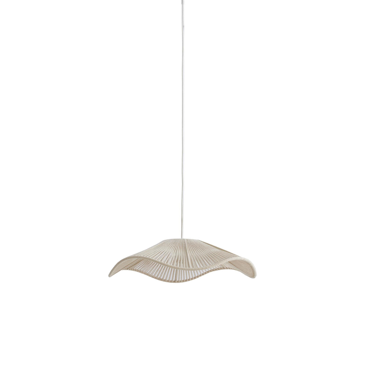 Light & Living hanglamp Rafa - wit - Ø50cm