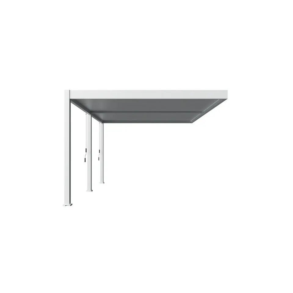 Orion Deluxe overkapping muur 360 x 530 cm wit