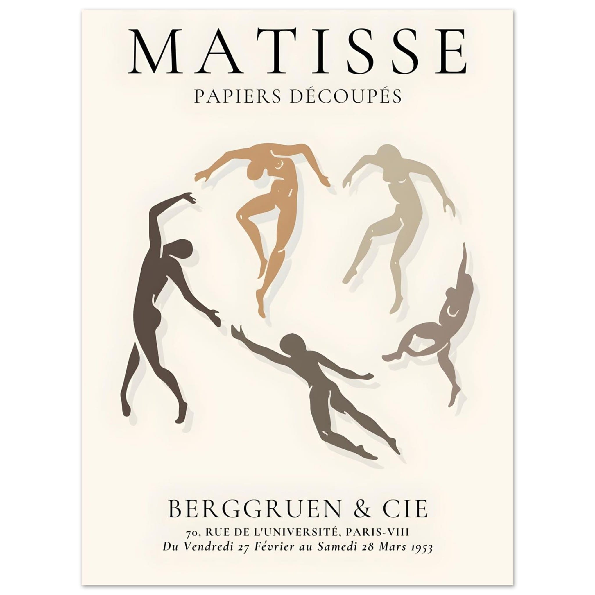 Artfulprints Poster Matisse – The human ring II  - 30x40 cm - Meerkleurig