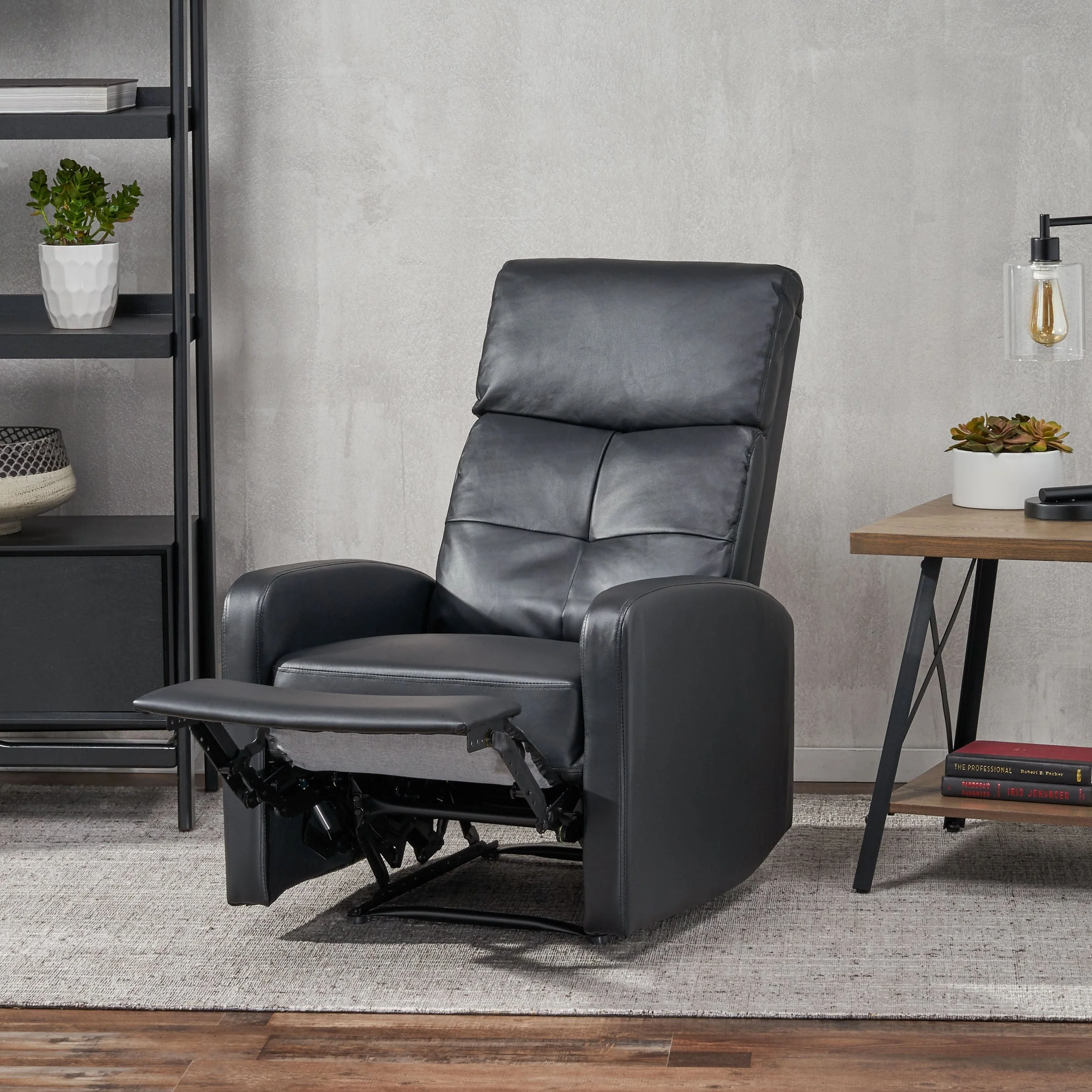 Samedi PU Leather Recliner Club Chair by Christopher Knight Home