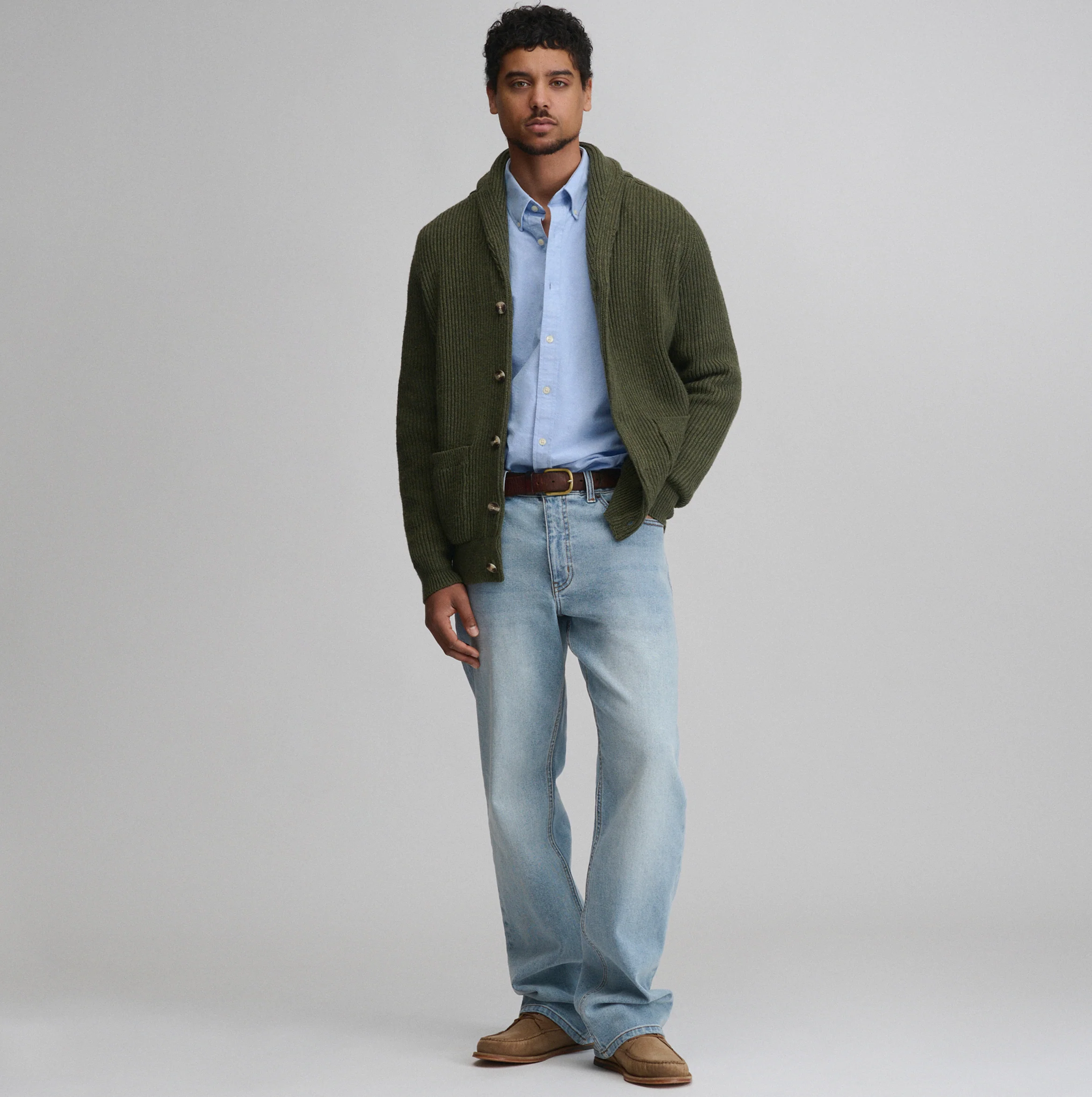 Men's Fletcher Bay Shawl Collar Cardigan Sweater
