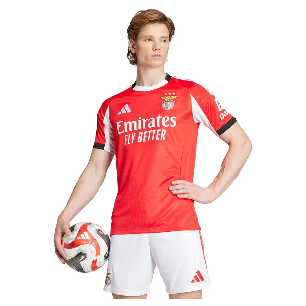 adidas Benfica 25/26 home short sleeve T-shirt