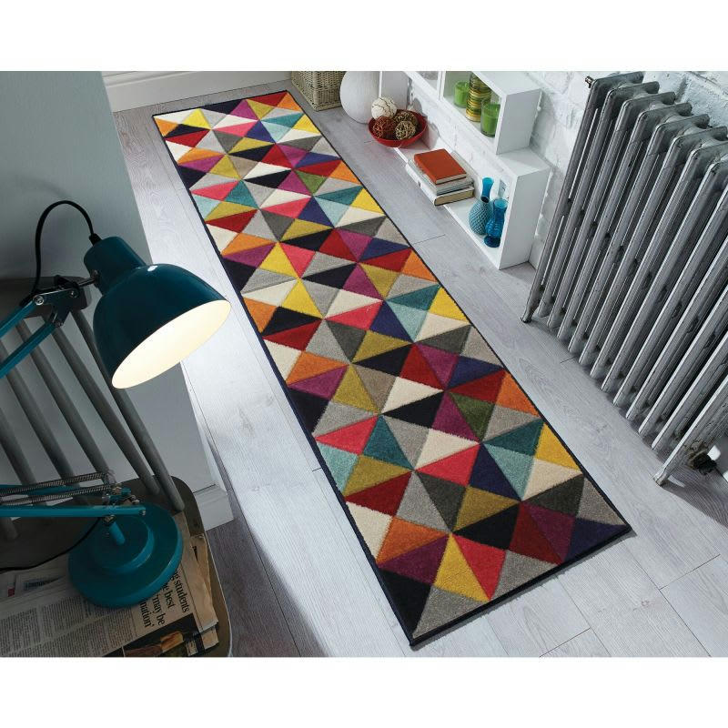 SAMBA - Tapis couloir entrée Design Multicolore 66 x 230
