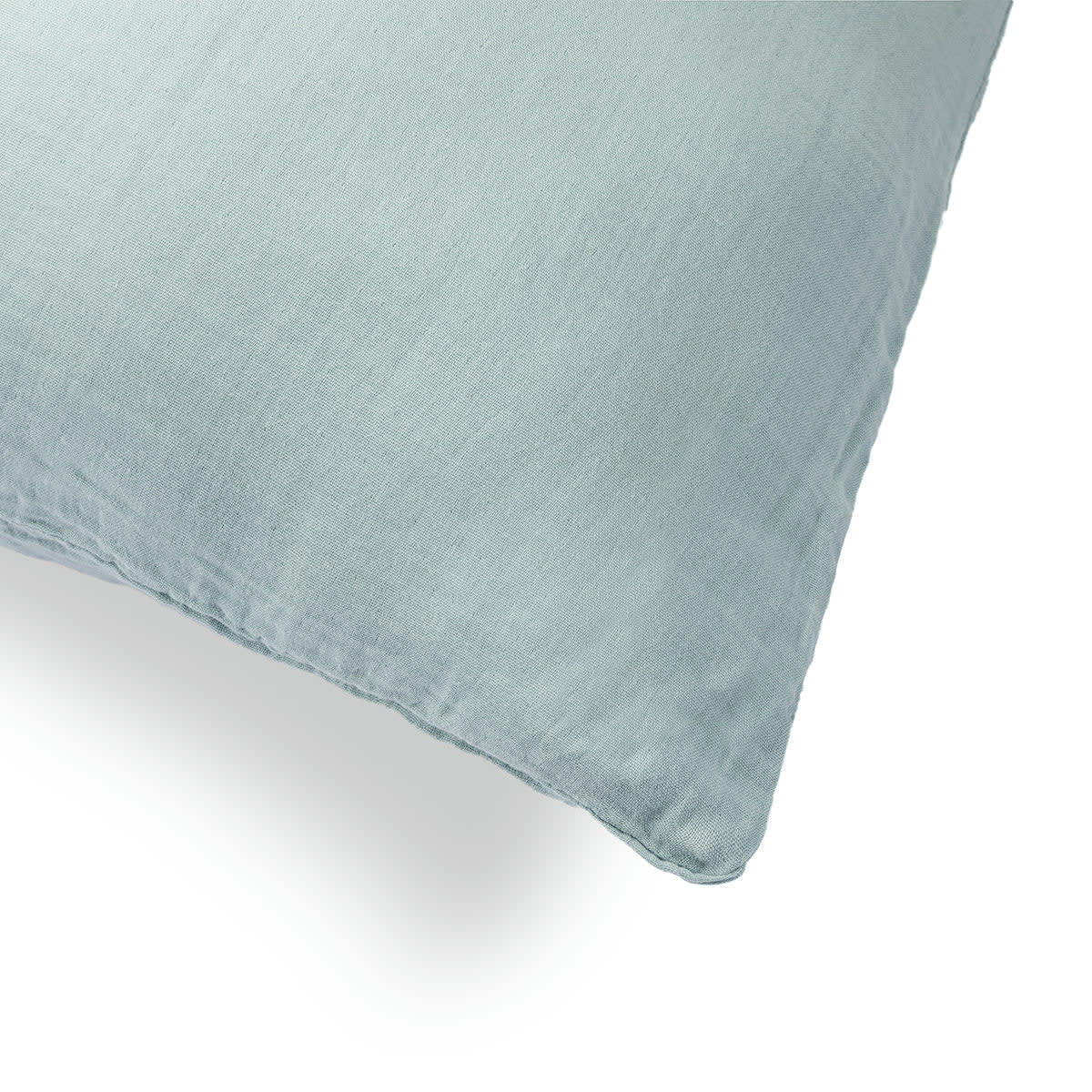 CLARA - Taie d'oreiller (x1) gaze de coton  50x70 bleu aqua