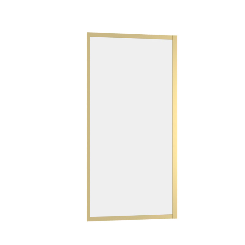 Paroi de douche fixe Factory Gold 90 x 200 cm AURLANE