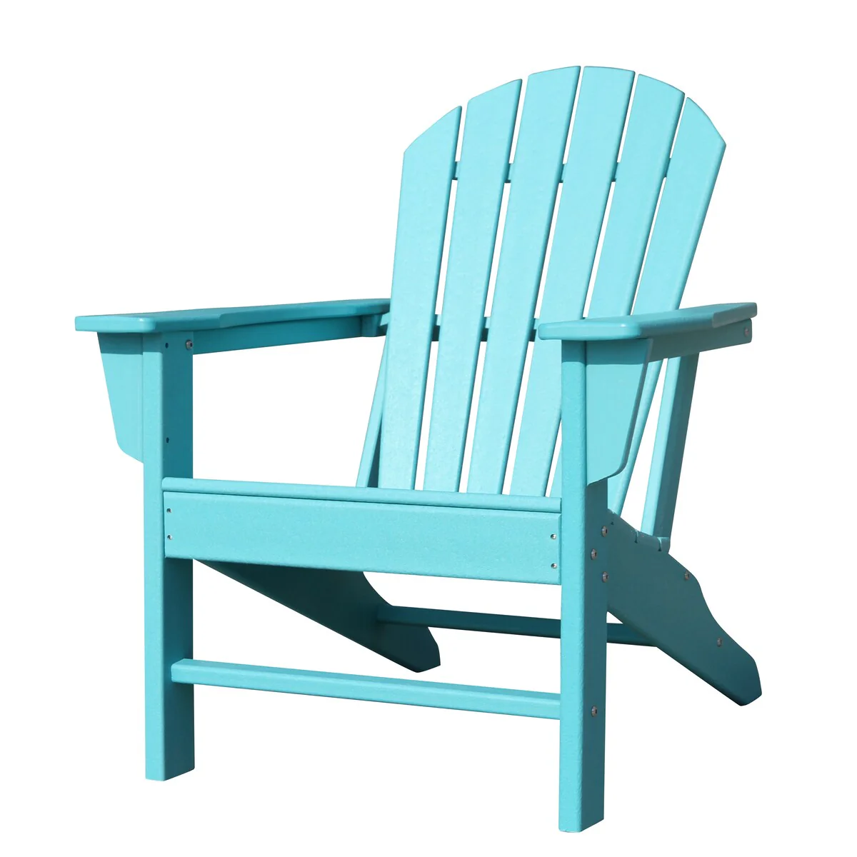 Aurora Decor Aqua Classical Plastic Outdoor Patio Adirondack Chair