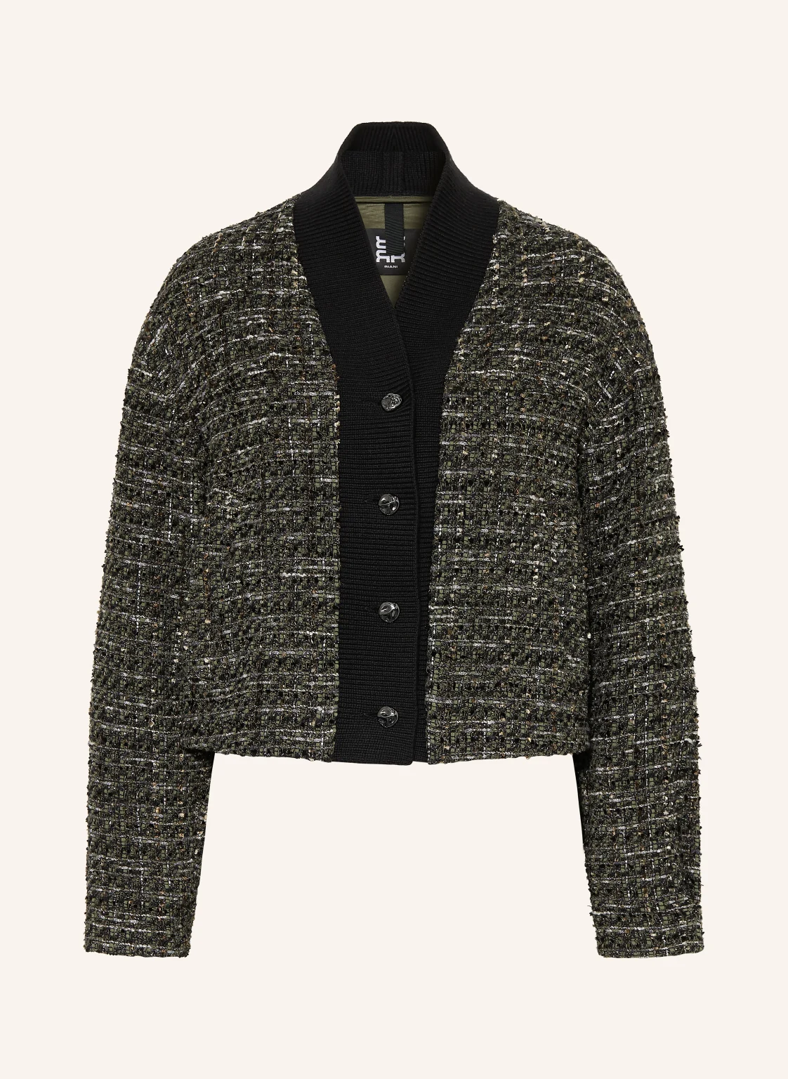 RIANI Kastenjacke aus Bouclé mit Glitzergarn