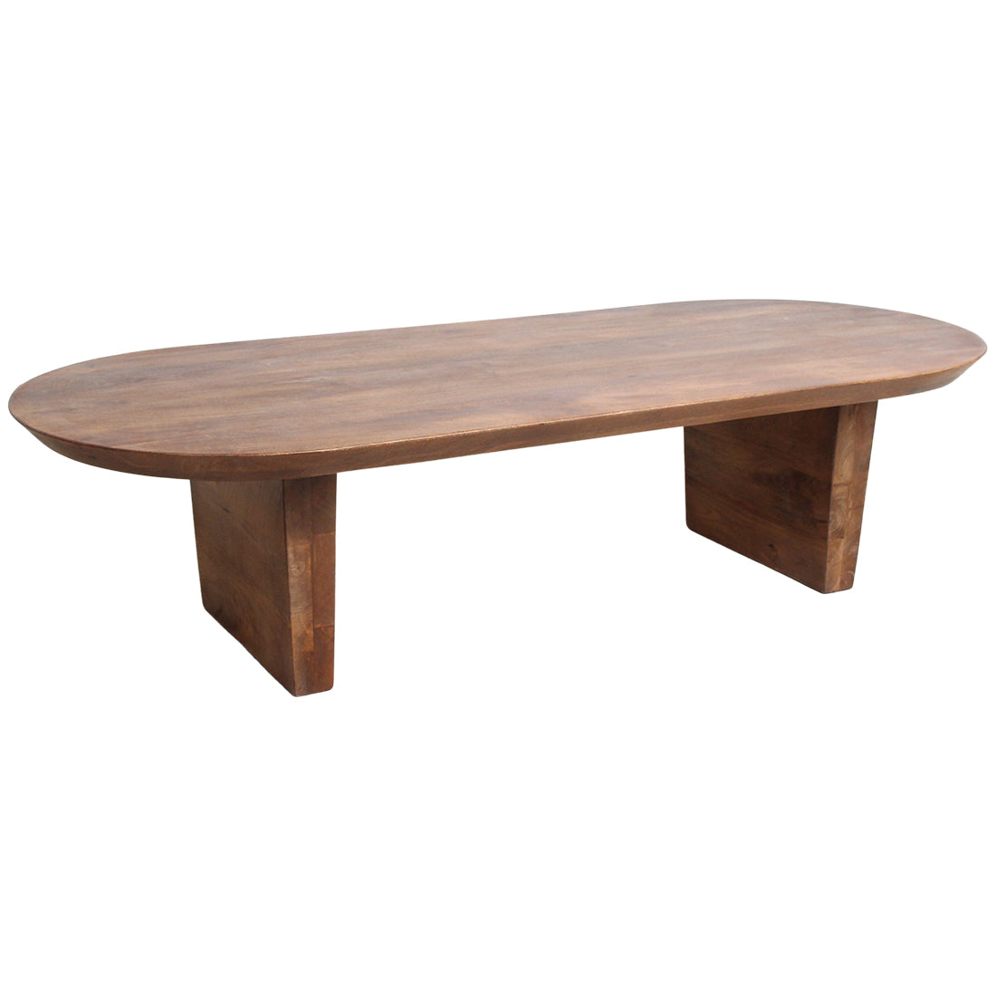 Raw materials salontafel Bullnose - bruin - 140x60x35 cm