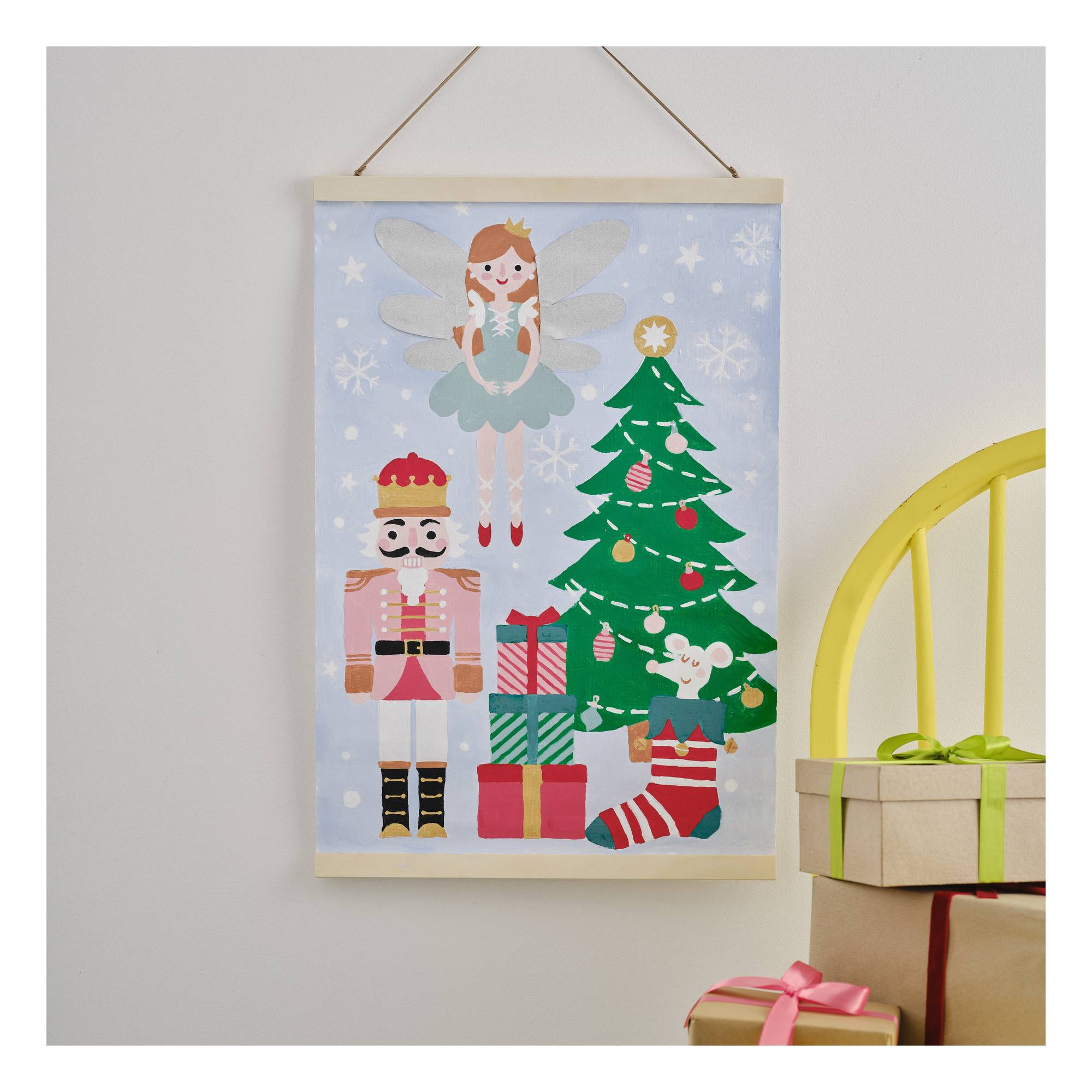 Paint by Numbers Christmas Wall Hanging