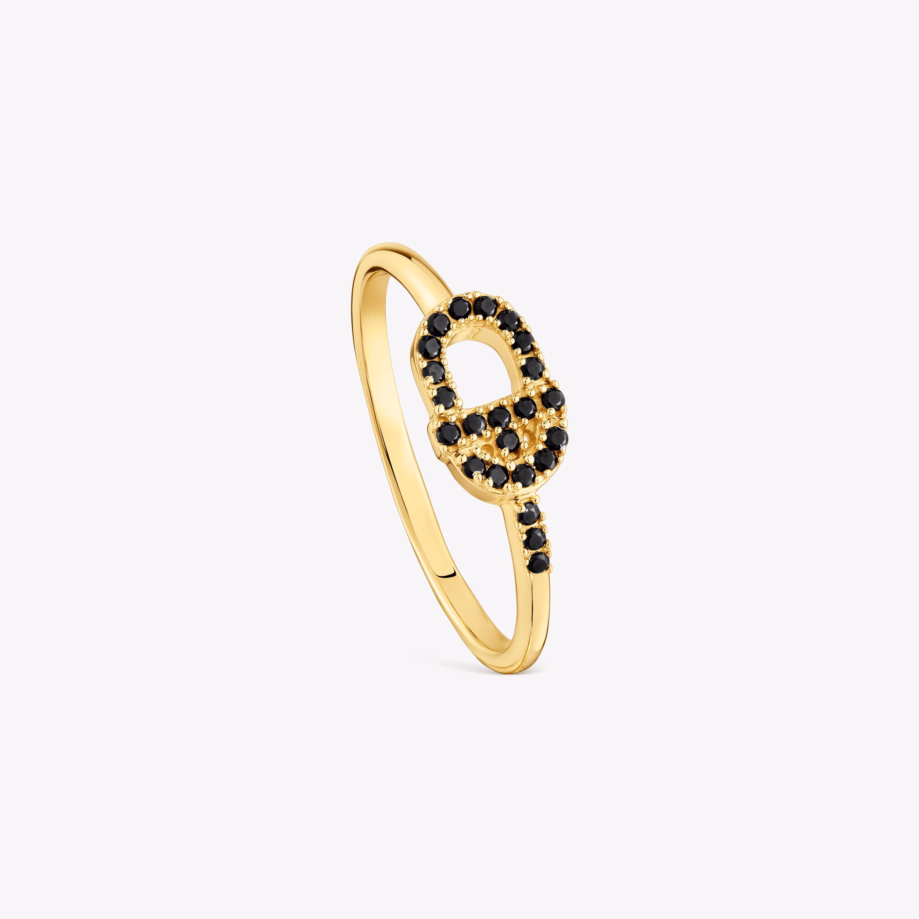 Anillo pequeño de oro y espinelas TOUS MANIFESTO