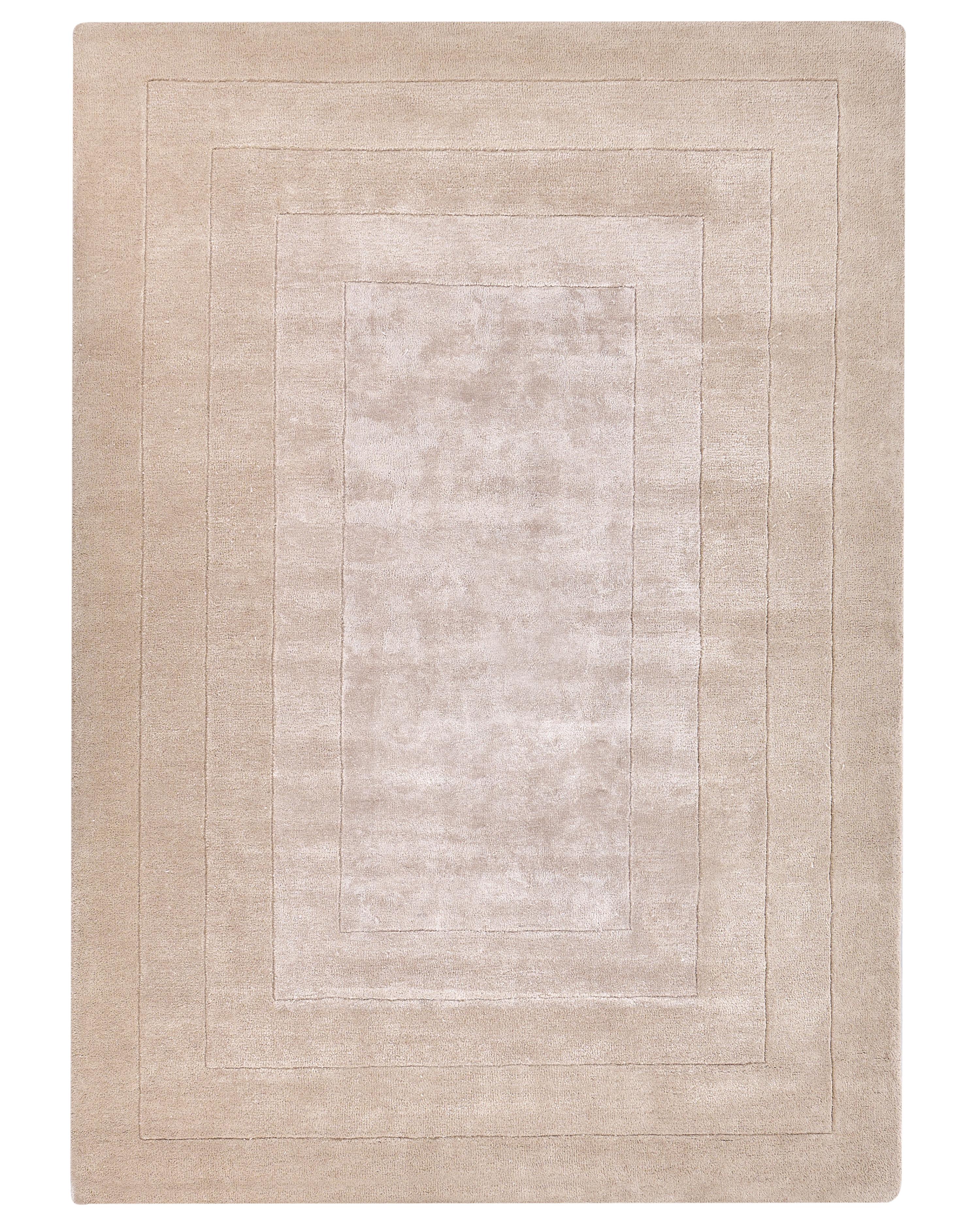 Rug AMADO Beige 160 x 230 cm Viscose