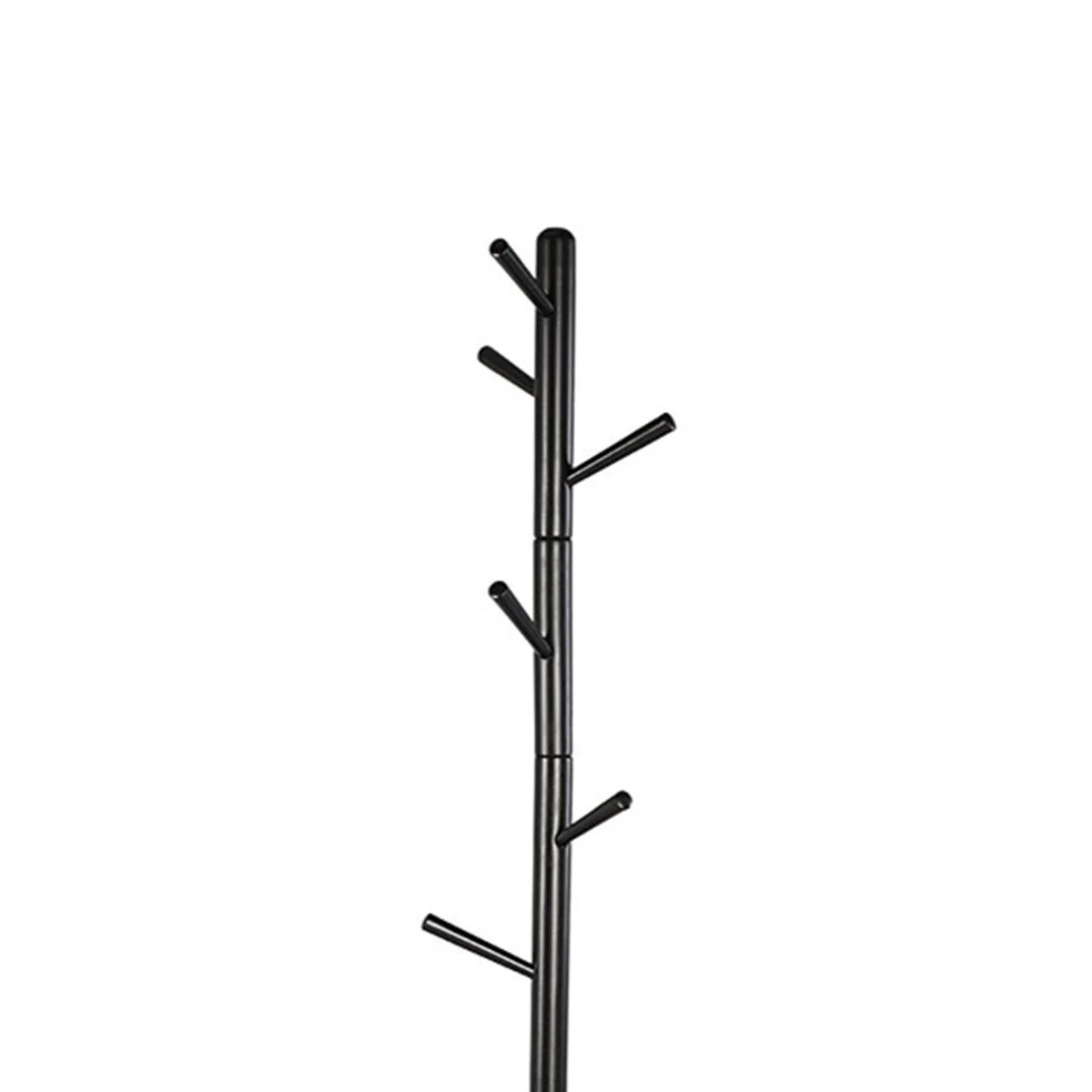 Contemporary Style Hall Tree Coat Rack, Black