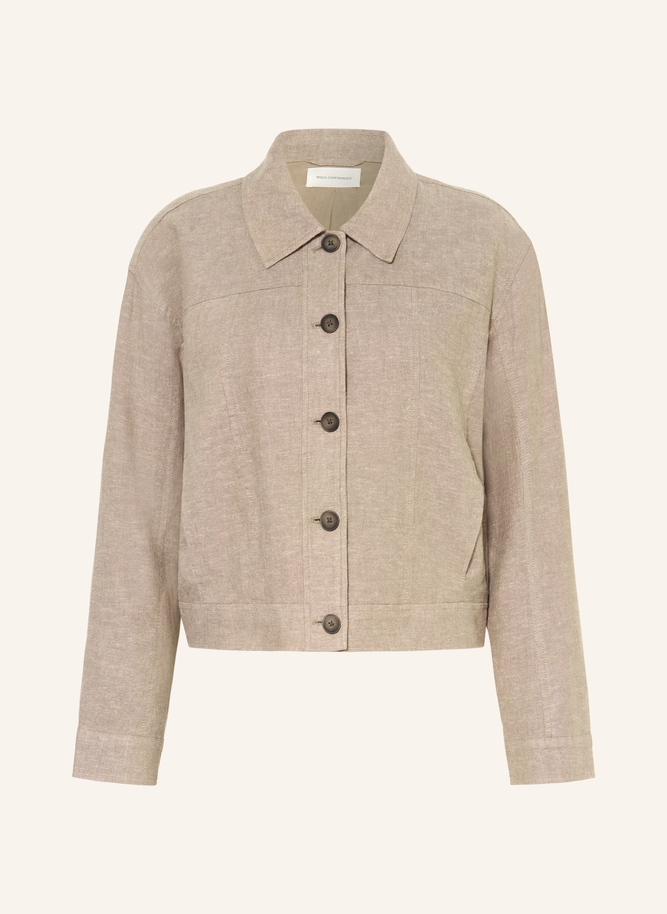 MSCH COPENHAGEN Kastenjacke MSCHVIANA GINIA mit Leinen