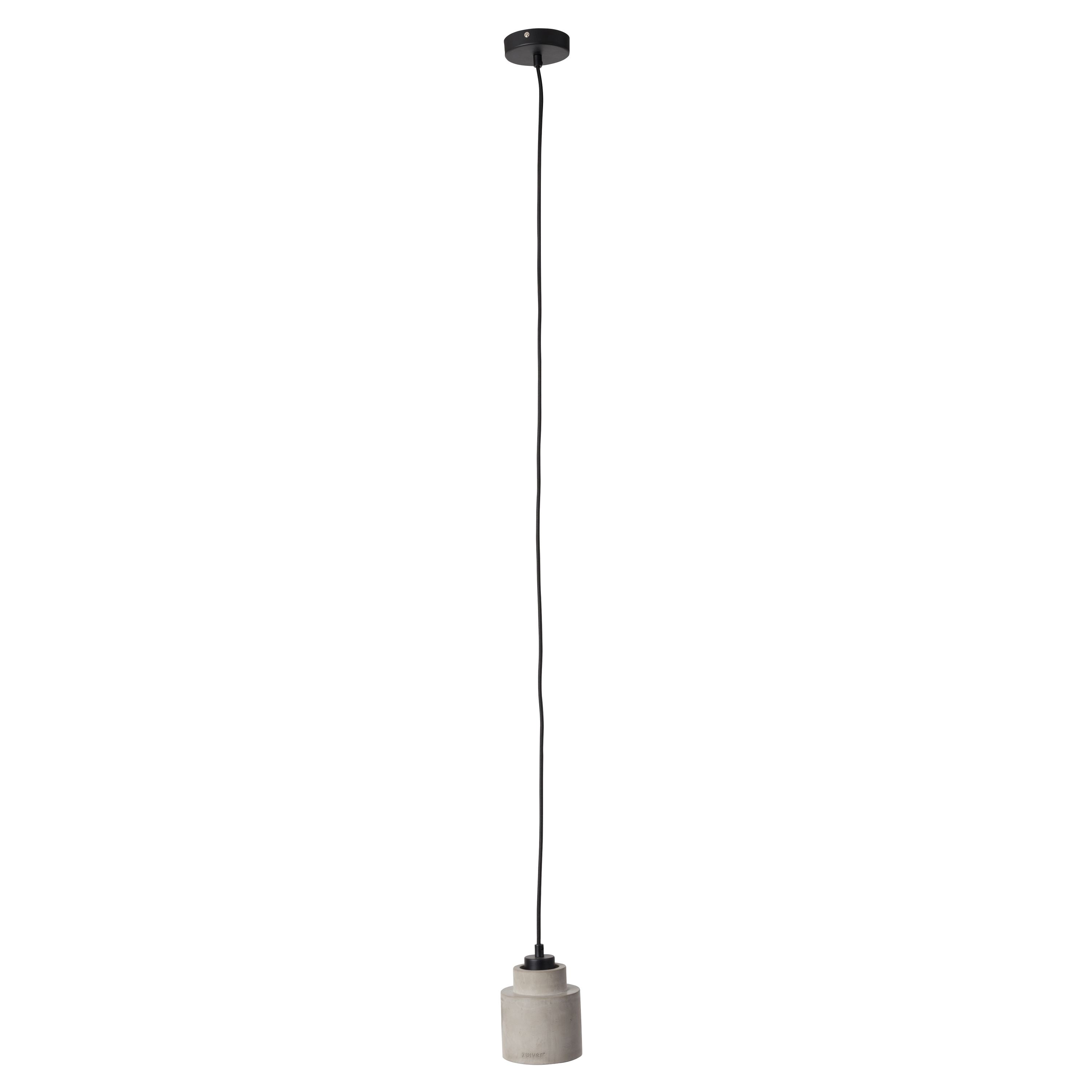 Zuiver Left Hanglamp Beton 11x11 cm Grijs