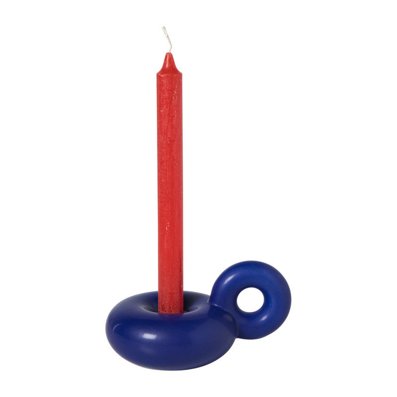 Kandelaar donut - &Oslash;16x8 cm - diverse varianten