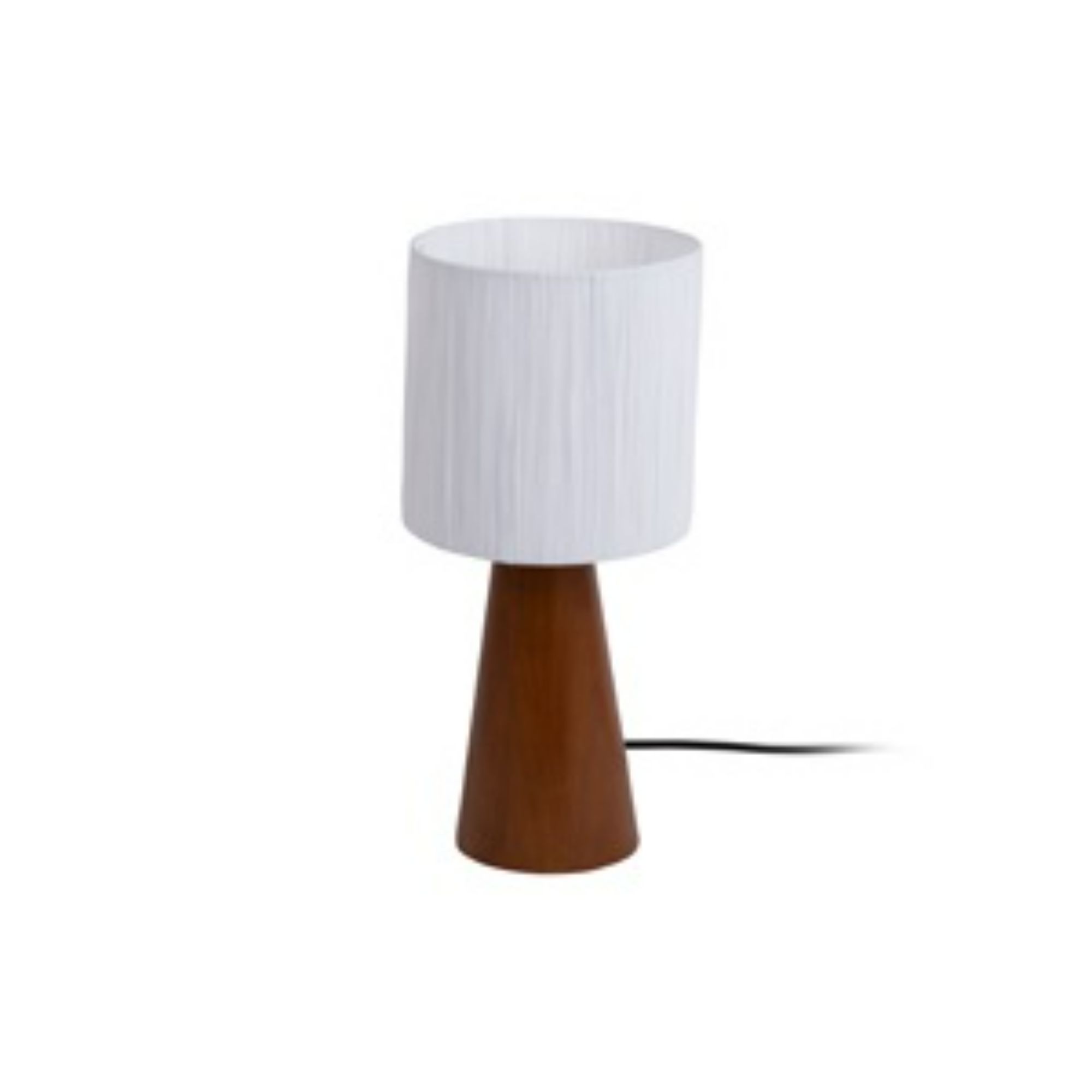 Leitmotiv tafellamp Sheer Cone - wit - Ø15cm