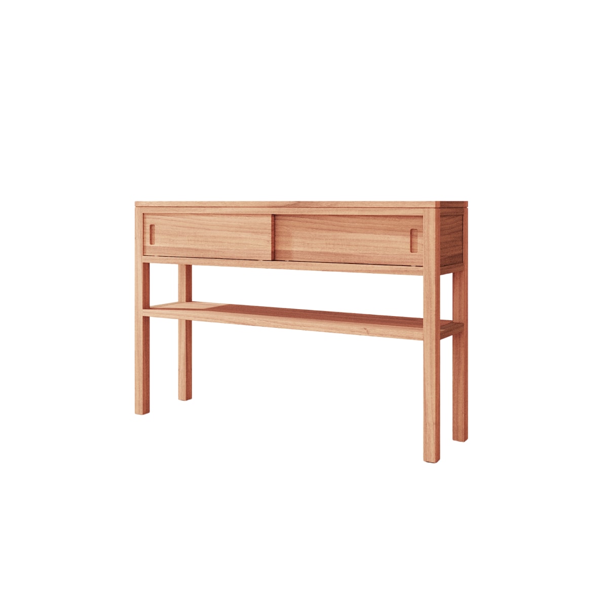 Tikamoon Massief teakhouten consoletafel - Naturel