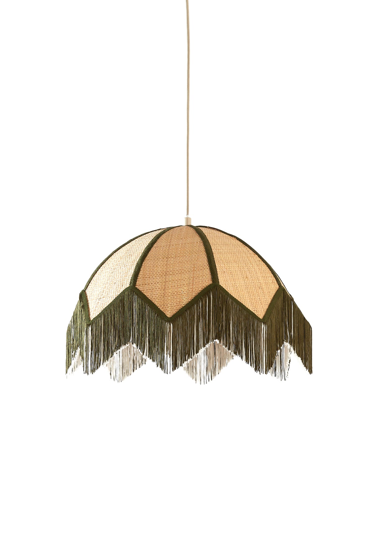 Light & Living hanglamp SULINA - groen - Ø45x32.5cm