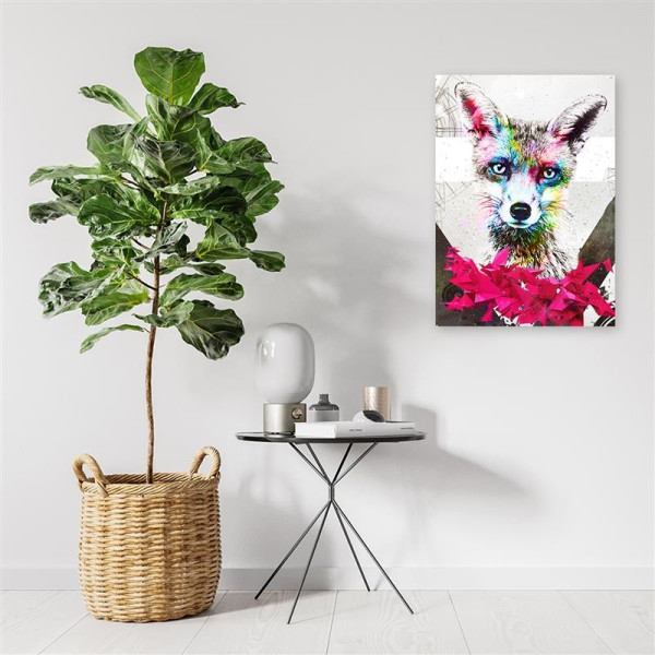 Feeby Obraz na płótnie Abstrakcyjny lis i kształty 40x60