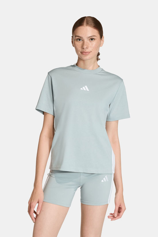 adidas Essentials 3-Stripes Katoenen T-shirt Dames