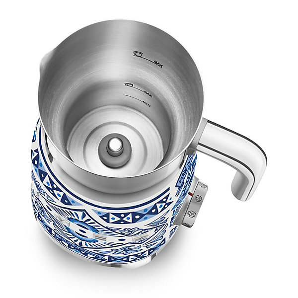 Mousseur à lait 500w 0.6l blu mediterraneo Smeg MFF01DGBEU Dolce&Gabbana