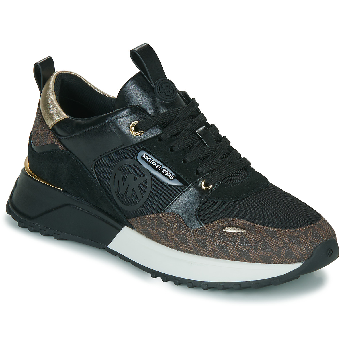 MICHAEL Michael Kors - THEO TRAINER - Black / Brown / Gold