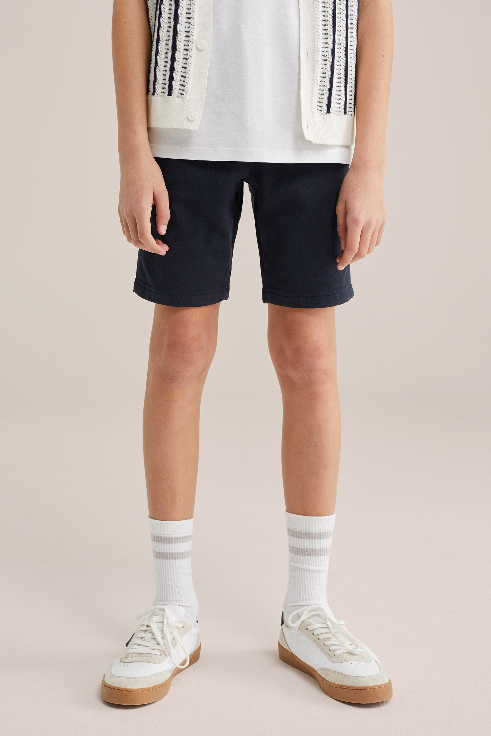 Jongens slim fit chino short