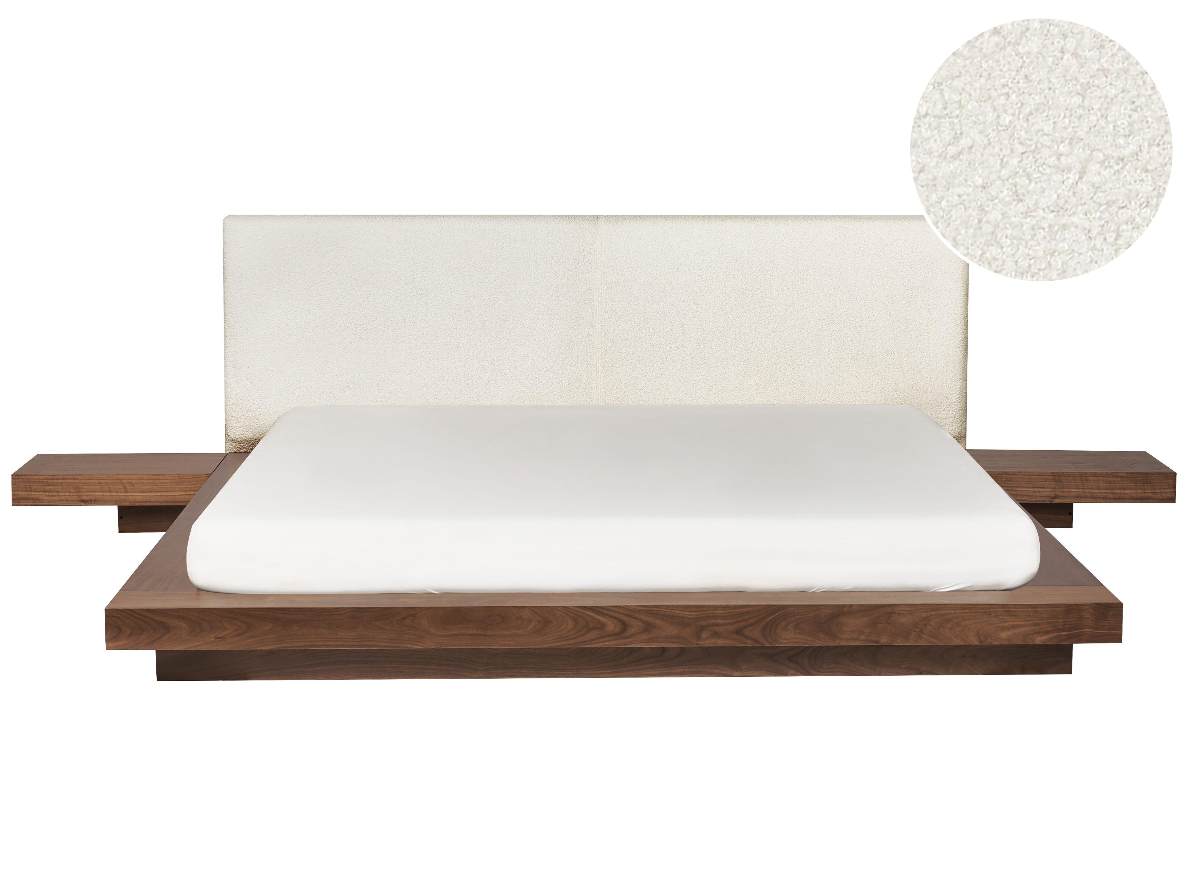 Waterbed Boucle ZEN 180 x 200 cm (EU Super King) Brown Ash Wood