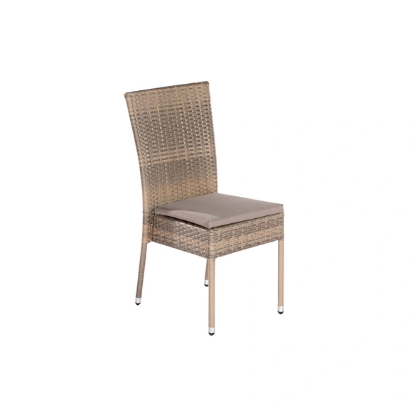 Stapelstuhl »Caletta«, BxHxT: 46.5 x 92 x 44 cm, Stahl/Kunststoffgeflecht