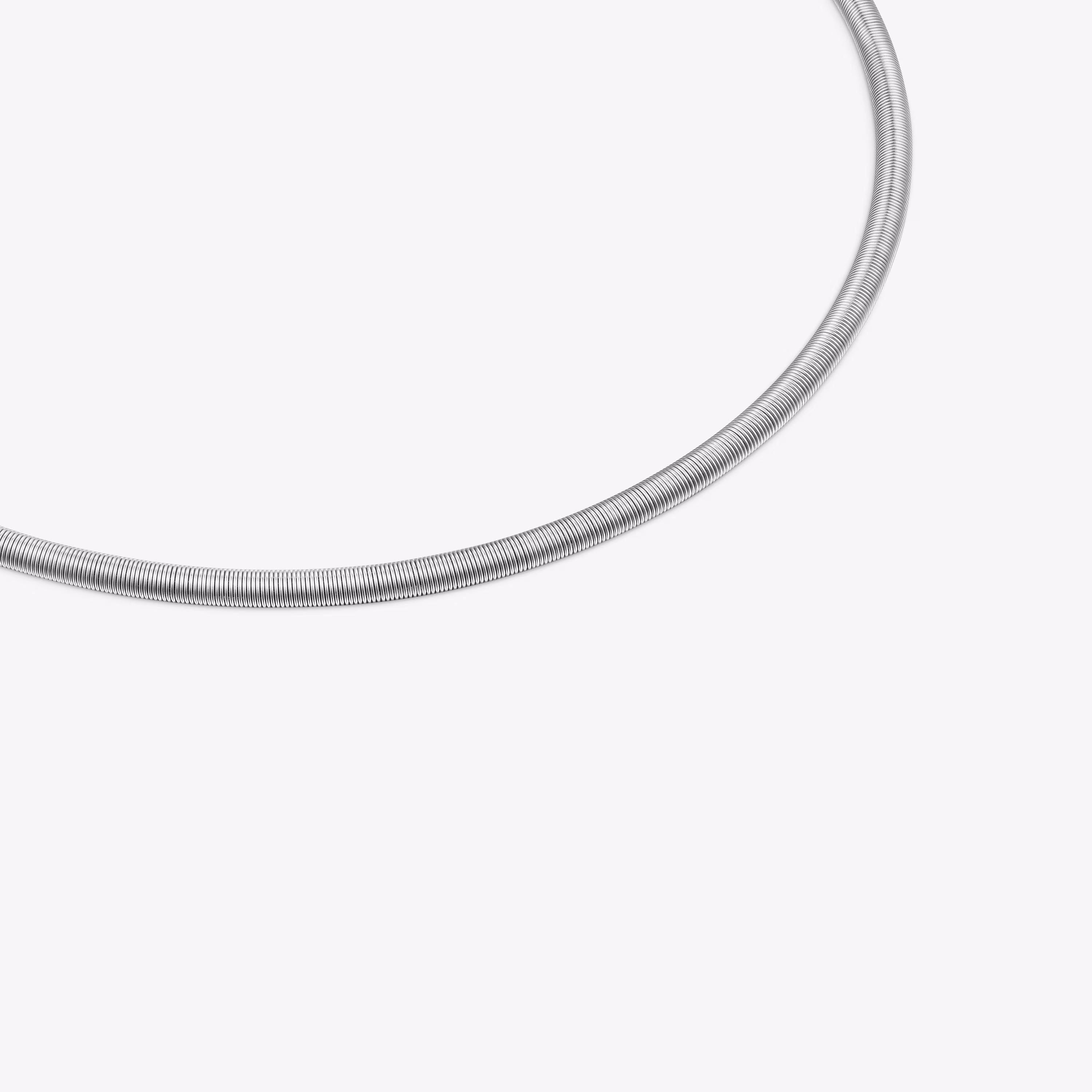 Collar de acero 4 mm Mesh Tube