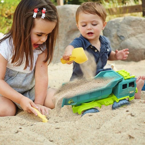 NNEOBA Kids Engineering Dump Truck Toy (Green)