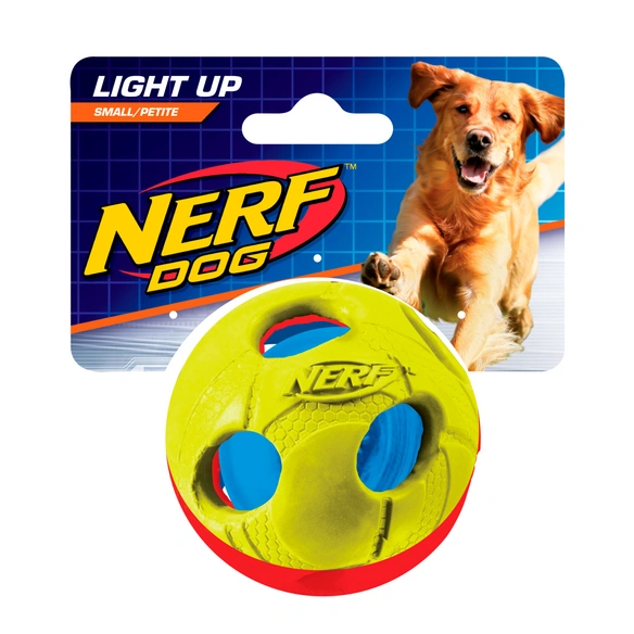 Spielball, LED, grün/rot, Gr. S, für Hunde