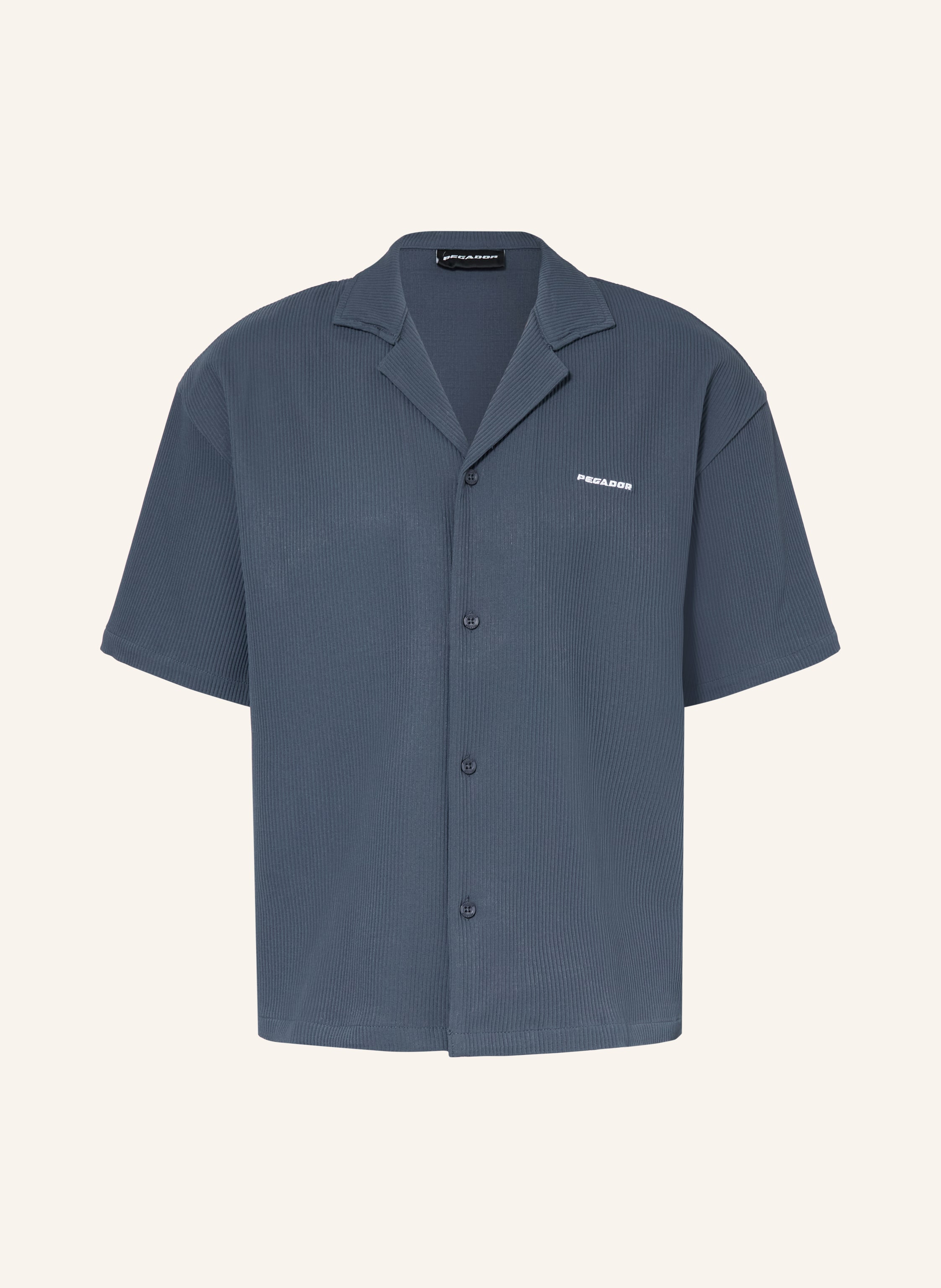 PEGADOR Resorthemd TROY Comfort Fit mit Plissees