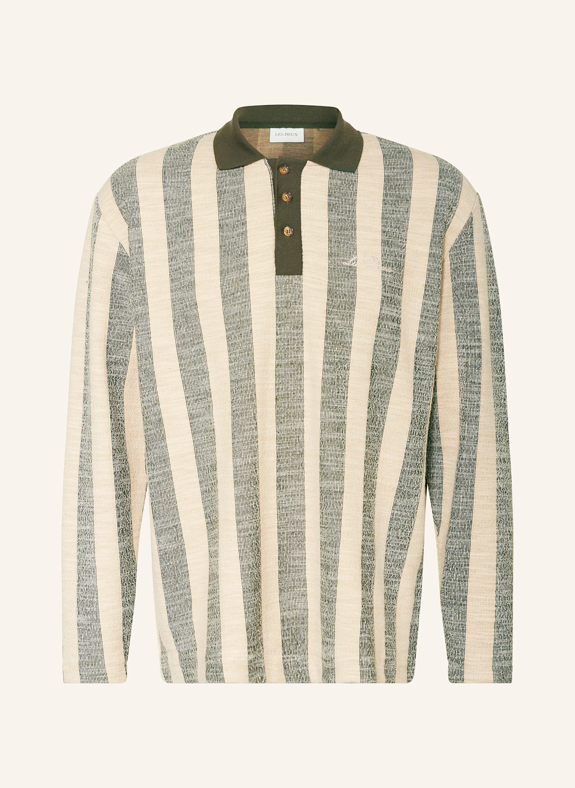 LES DEUX Jacquard-Poloshirt