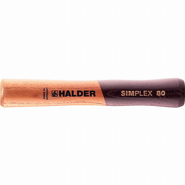 Manche HALDER SIMPLEX en bois extra-court pour maillet D 80 mm réf. 3244.082
