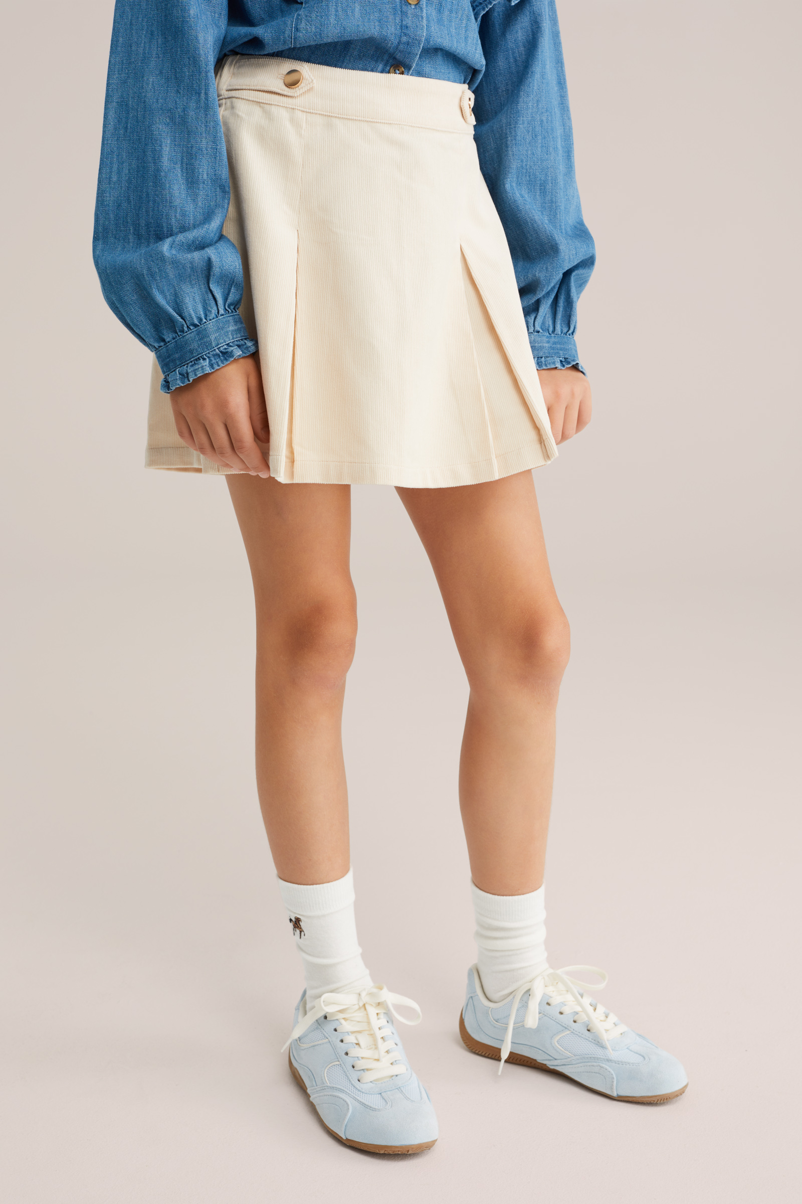 Meisjes corduroy rok