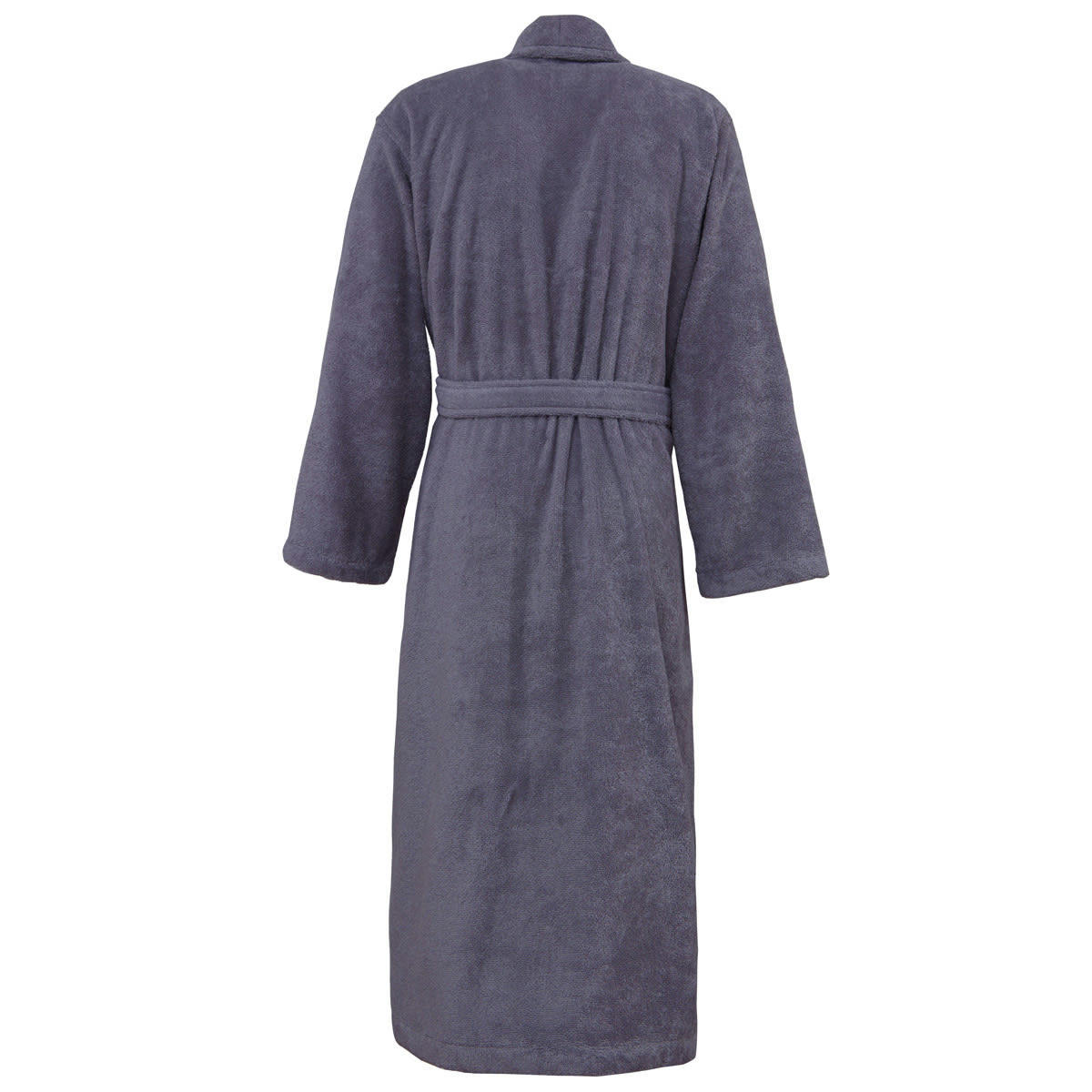 LUXURY - Peignoir de bain mixte col châle en coton 420 g/m² Myrtille L