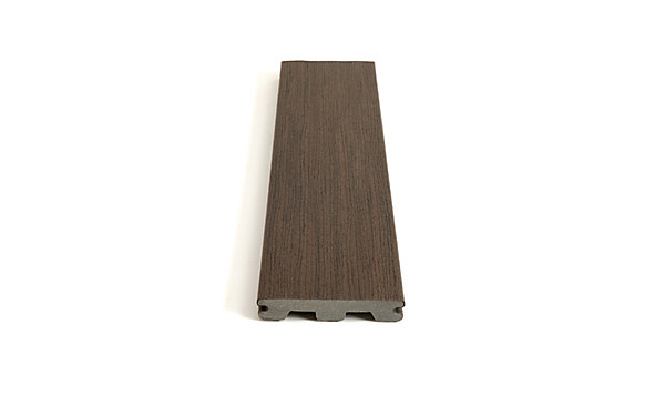 Kit complet terrasse composite Timbertech dark cocoa 45m² avec lambourdes PIN et clips - Longueur lame 366cm