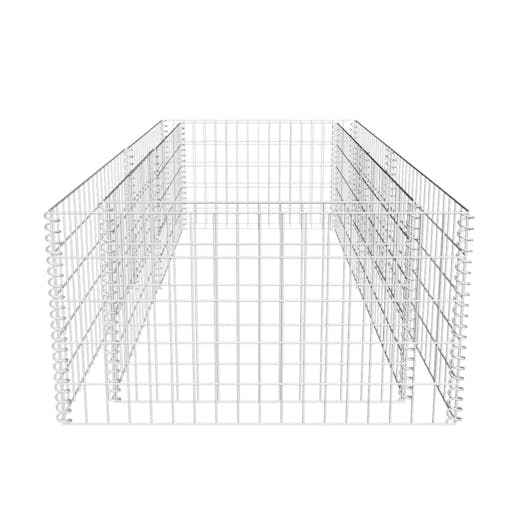 NNEVL Gabion Planter Galvanised Steel 180x90x50 cm