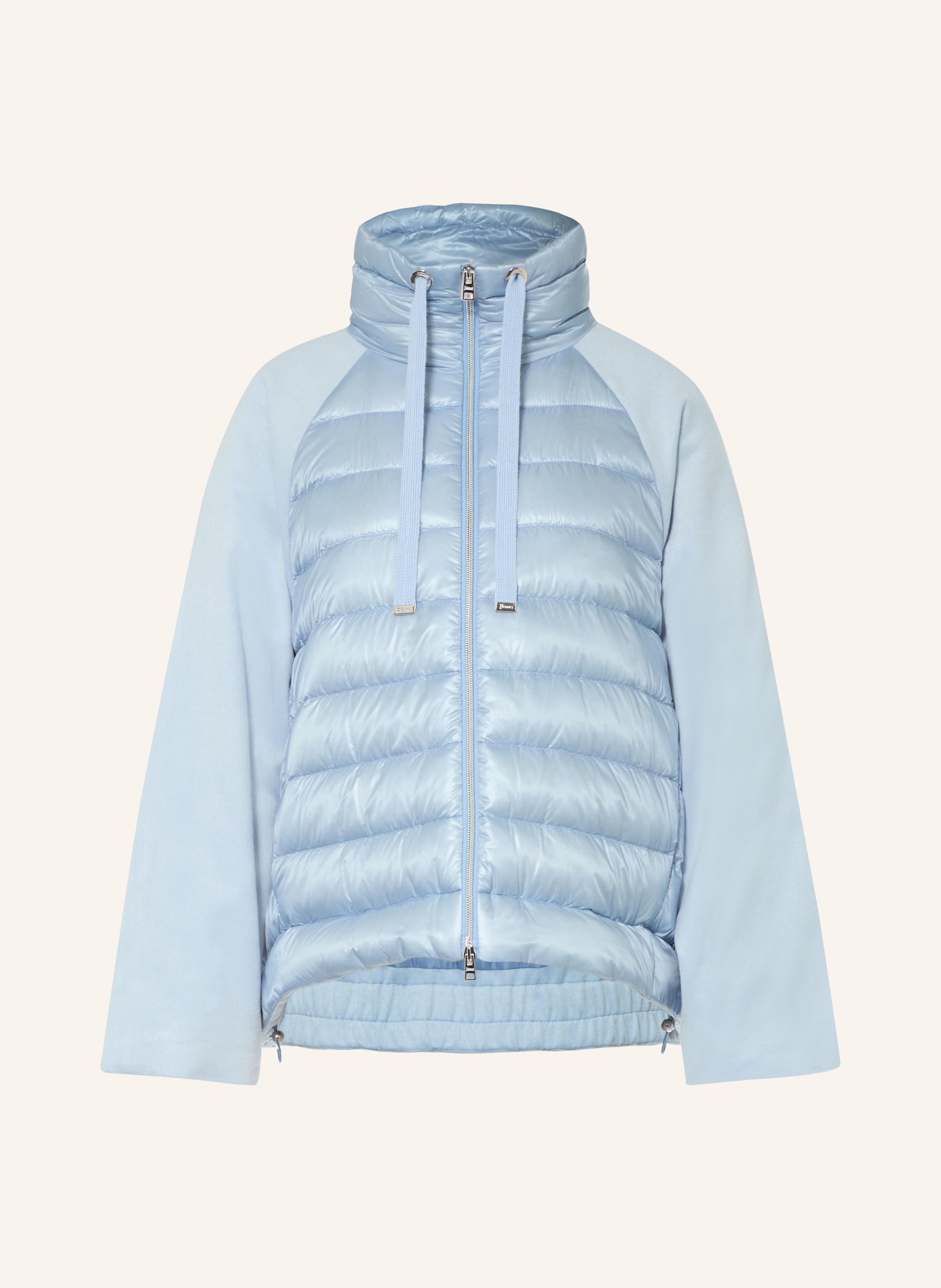 HERNO Daunenjacke im Materialmix