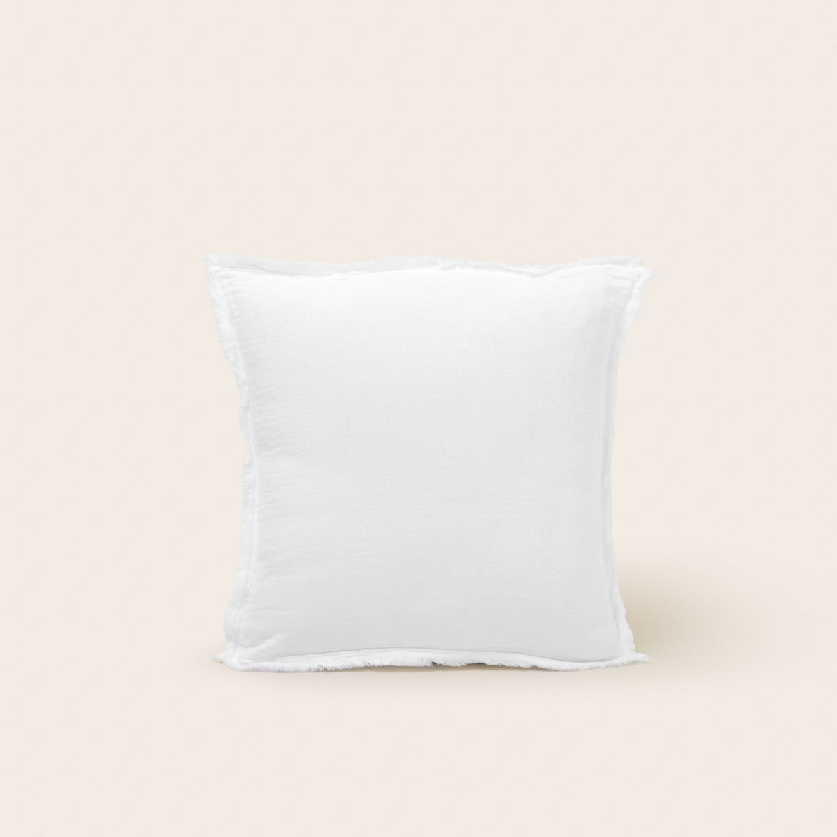 Madura Kussensloop Lou katoen wit 40x40 cm