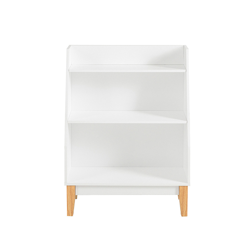 SoBuy Regał dziecięcy z 3 półkami Biały 60x25x80.5cm Funkcjonalny KMB47-W