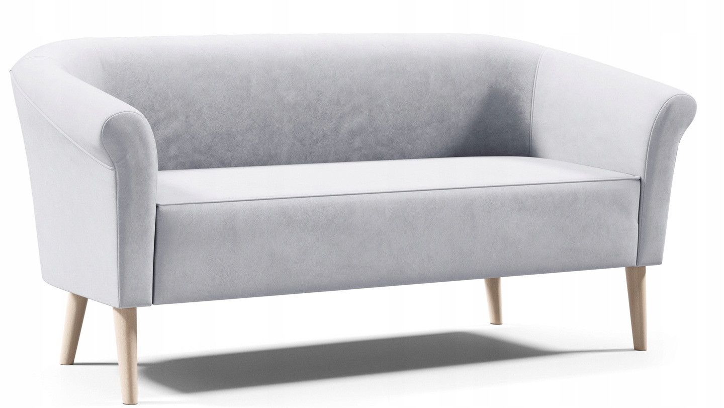 Sofa ESPERO styl skandynawski 3 osobowa welur monolith 84