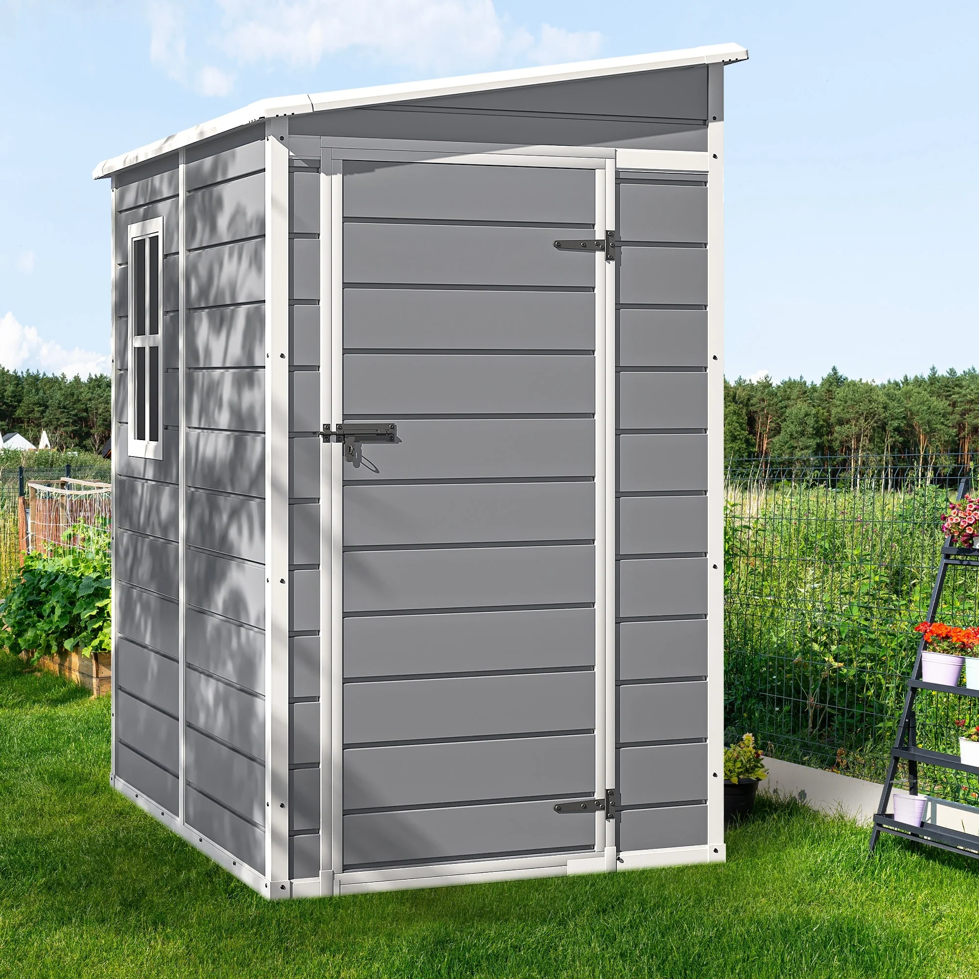 Moasis Plastic Storage Shed