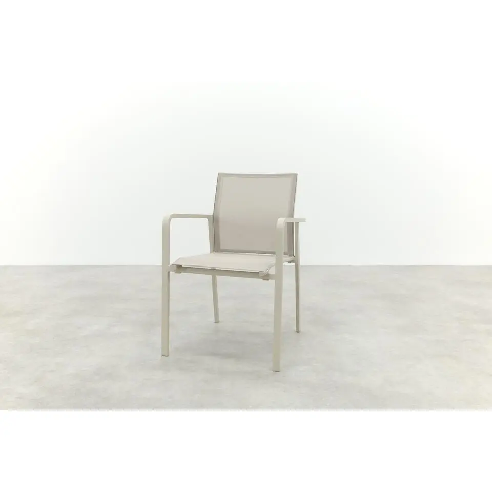 Wales stapelbare dining tuinstoel - Mokka