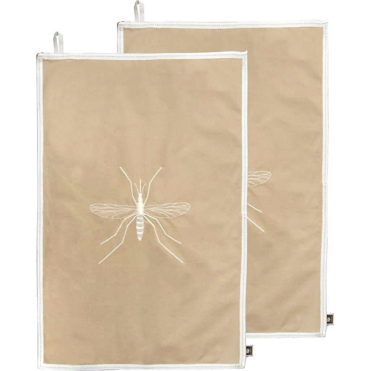 MOSQUITO - Torchons (x2) coton  50x75 sable