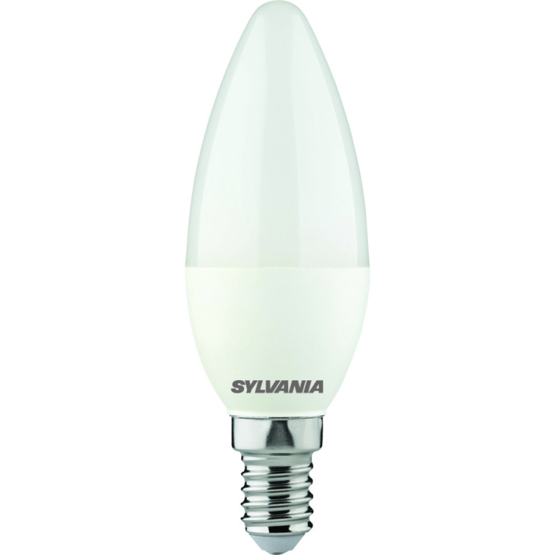 Ampoule flamme mate LED E14 blanc chaud 470 lm 5 W 4 pièces SYLVANIA