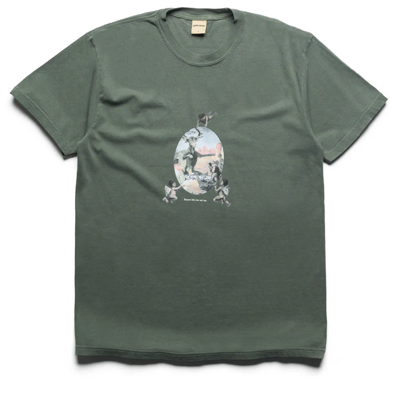 Fucking Awesome Sinners Like You and Me Tee - Moss