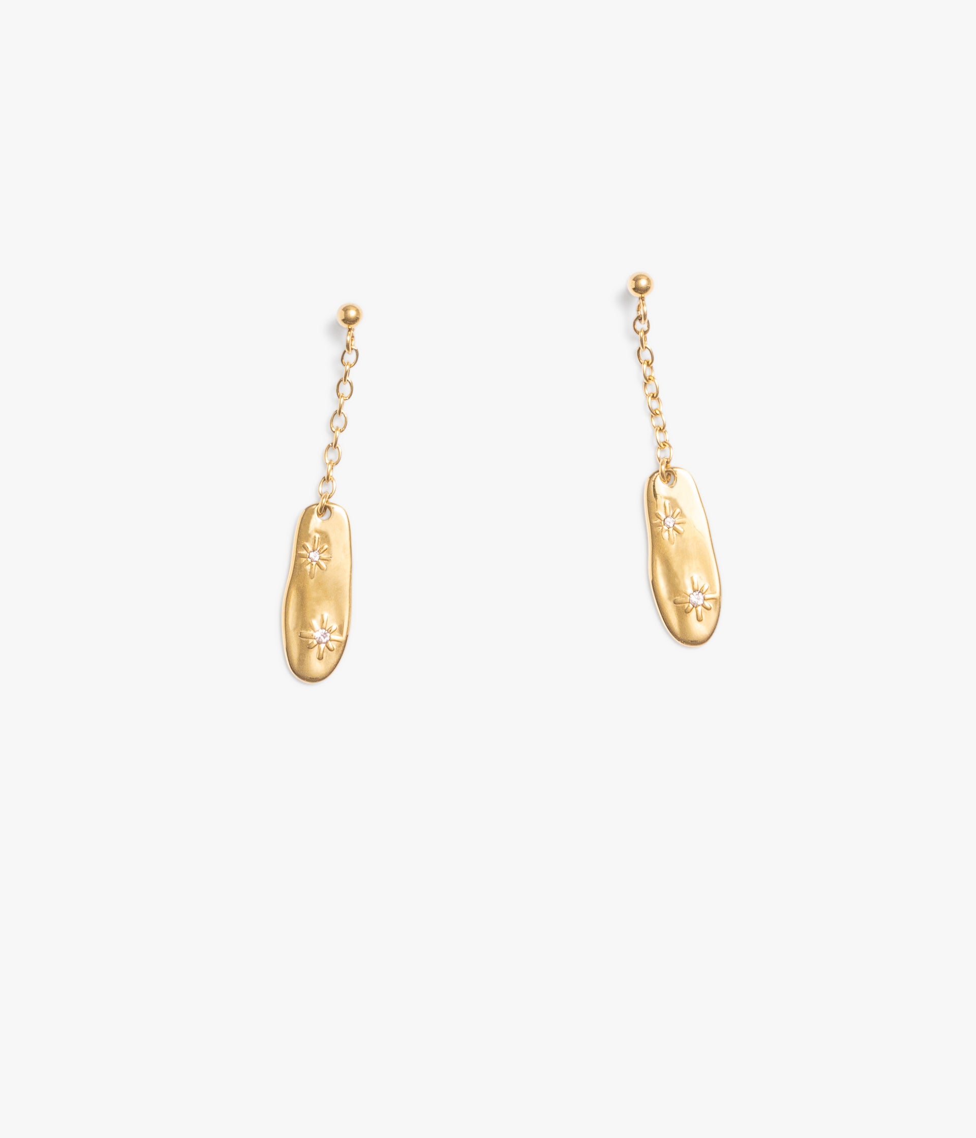 Boucles d'oreilles Bernie doré