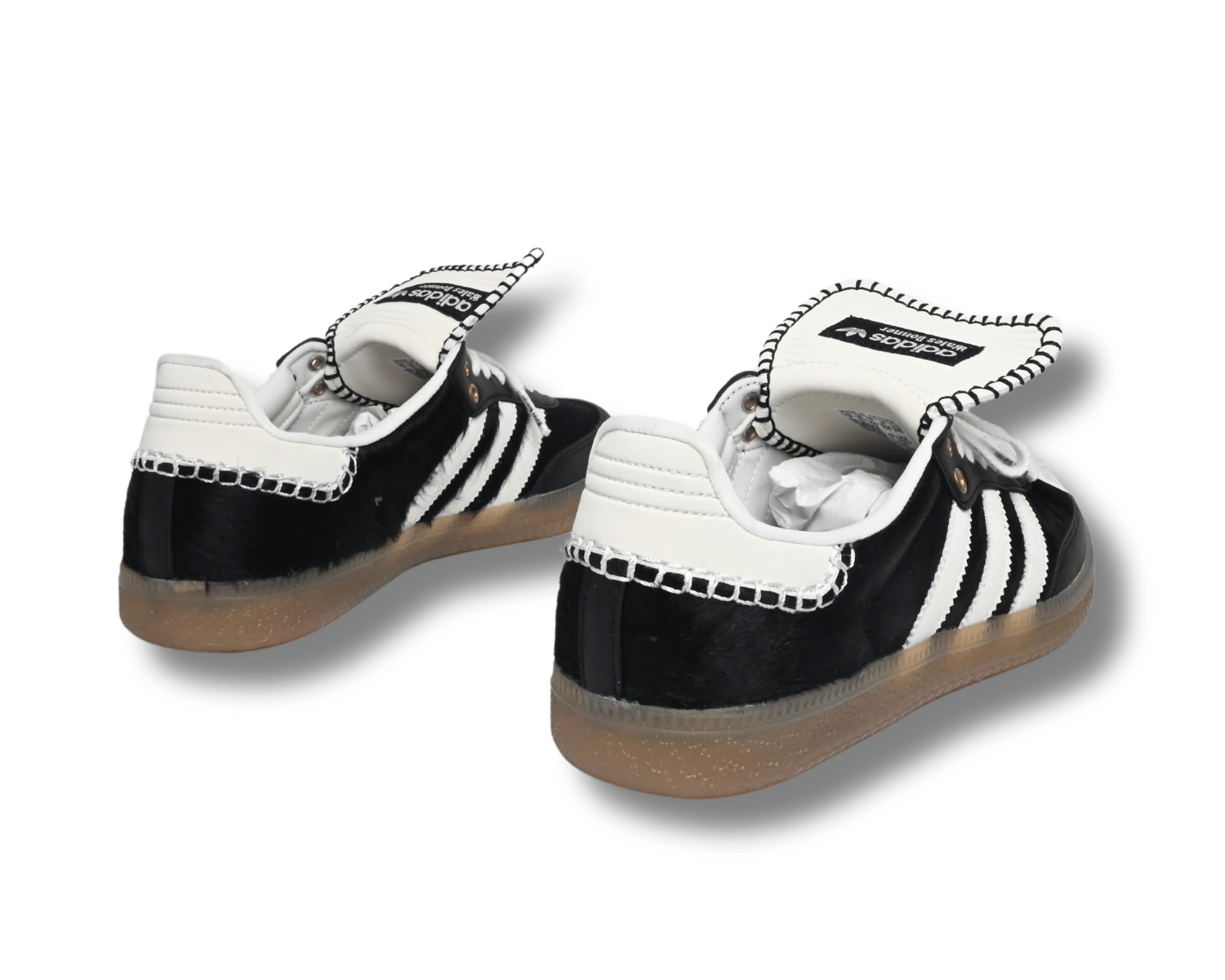 The adidas x Wales Bonner Pony Samba Shoes Black Chalk White